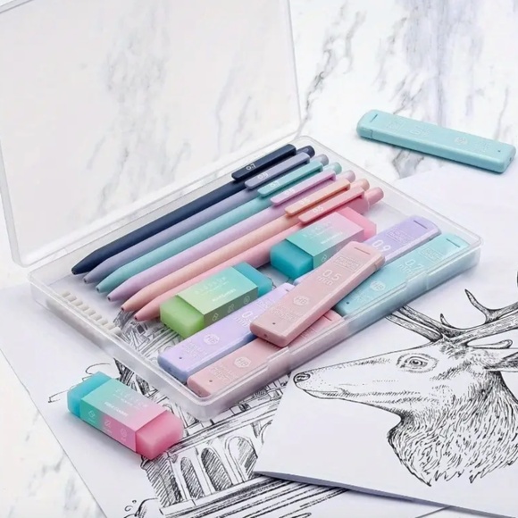 B911: (Pack of 2) Cute Mechanical Pencil Set 360 Pieces - Picture 3 of 4